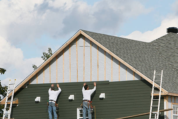 Professional Emergency Siding Repair technician working in Georgetown, CO